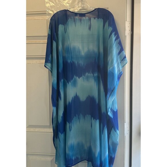 Sweet Pea Size Small Relax Fit Blue Ombre  Piece Resort Set – Kimono, Top, Pant - Picture 7 of 12